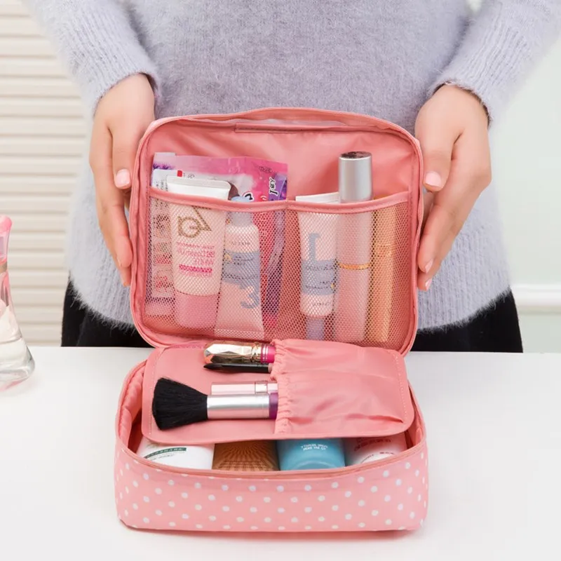 Новая женская Повседневная портативная косметичка дорожная сумочка для