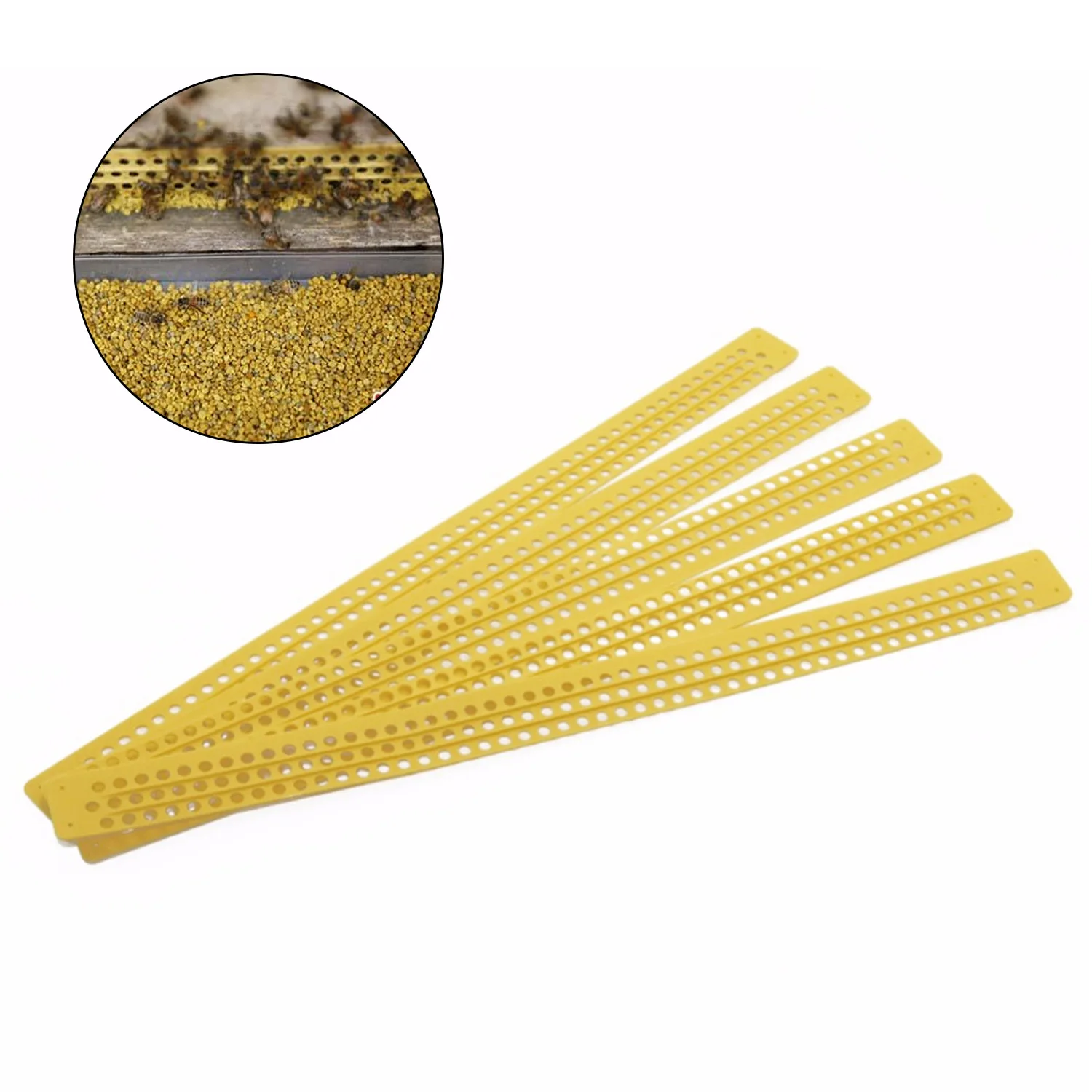 10 шт. 3 ряда Пластик пыльца ловушка Ловец Пчеловодство пчеловодства инструменты