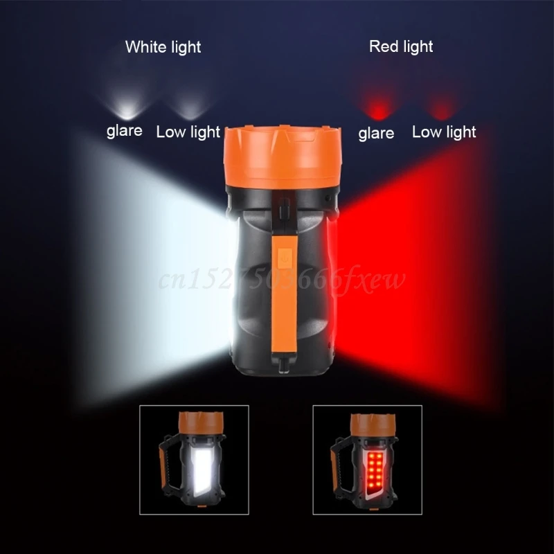 

Outdoor Waterproof Portable Searchlight LED Bright Emergency Camping Work Light Spotlight Multipurpose Searchlight Lamp