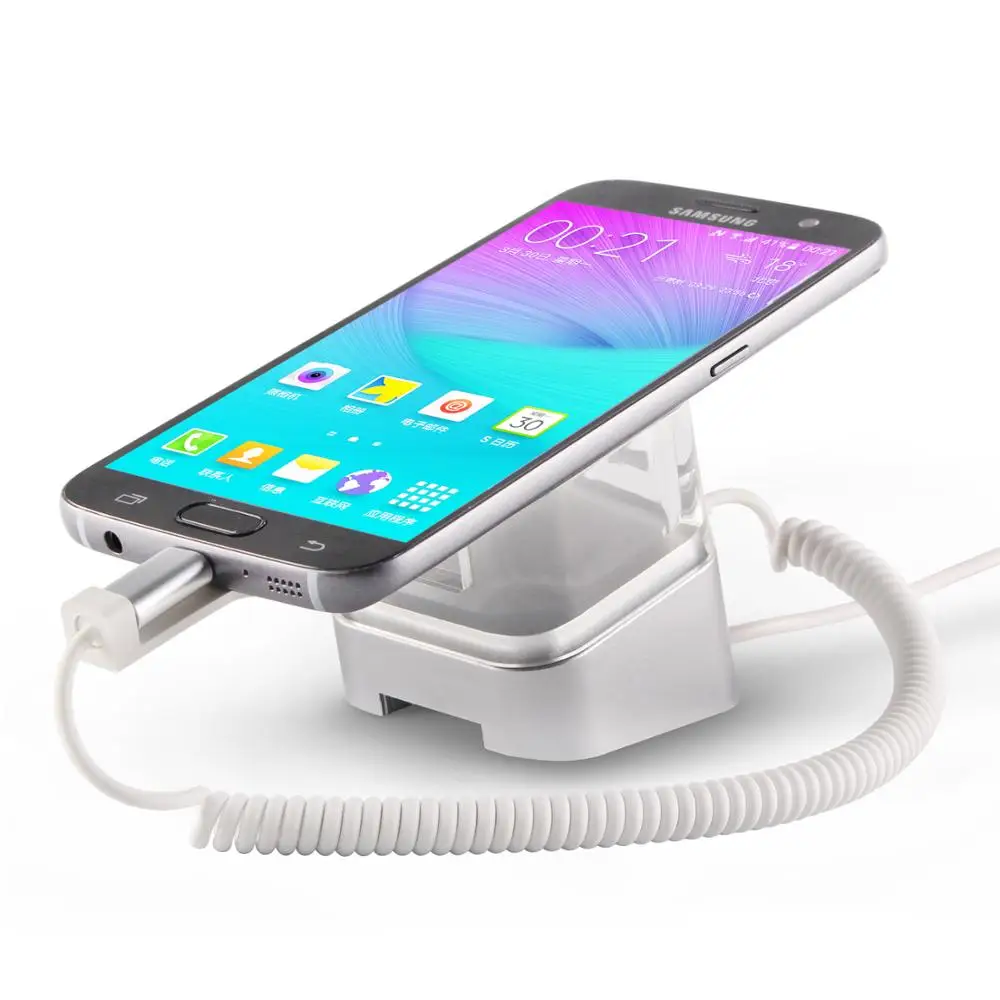 10 pcs/lot Security display cell phone alarm stand Anti theft mobile phone shops on display