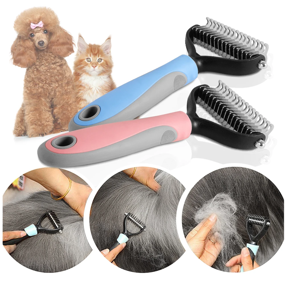 Расчески для выпадения волос домашних животных щетка собак кошек инструмент