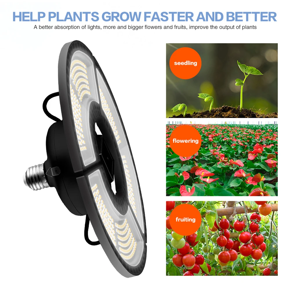 LED Plant Growth Light E27 LED Growth Light Panels Indoor Plant Growth Light Vegetable And Flower Seeding bulb luz de led