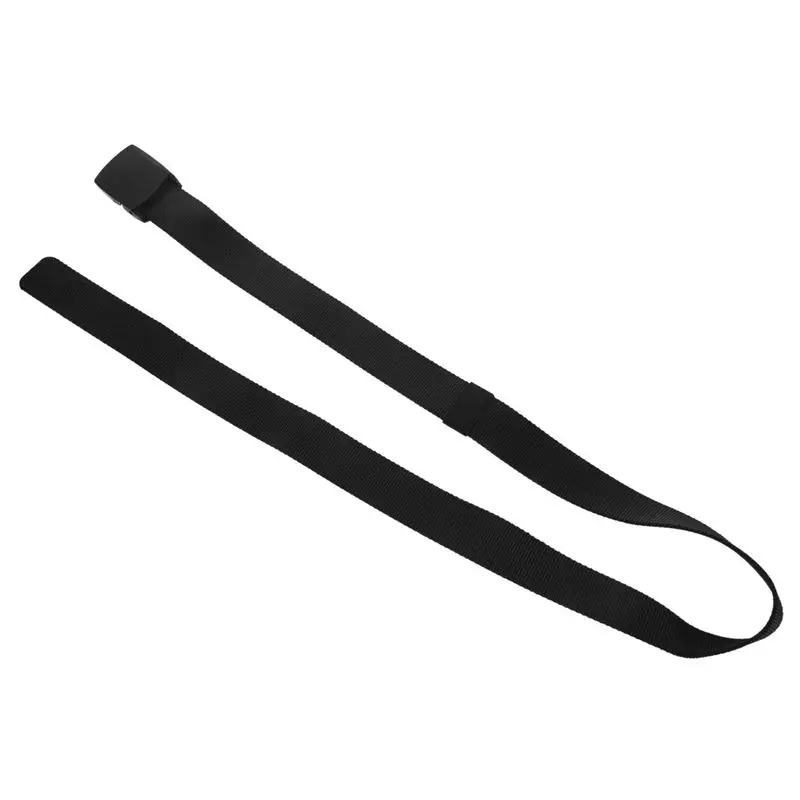 Мужская Мода Спорт на открытом воздухе нейлон пояс Холст Веб-ремень черный |