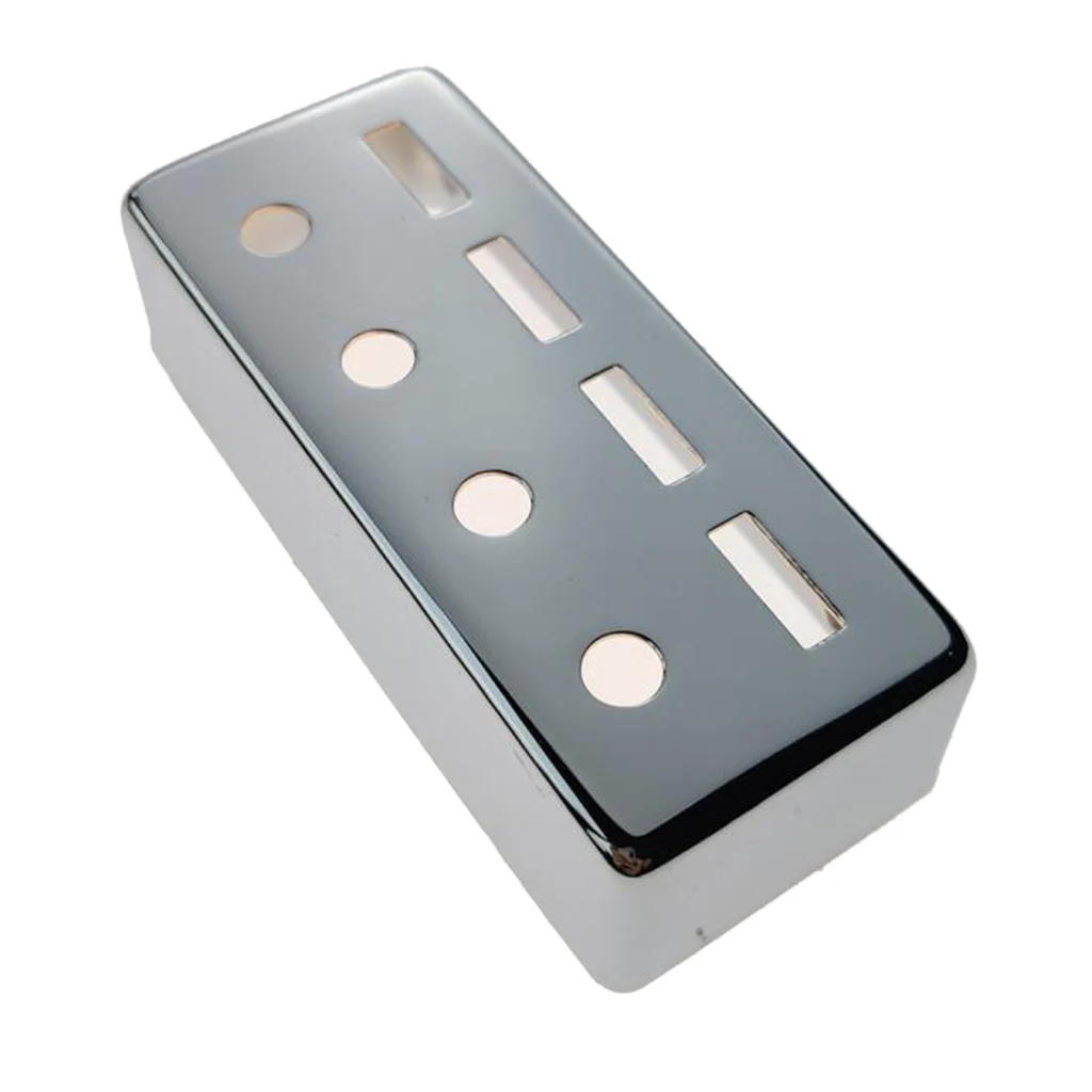 

Exquisite Durable Copper Material 4 String Electric Guitar Pickup Cover (Chrome)