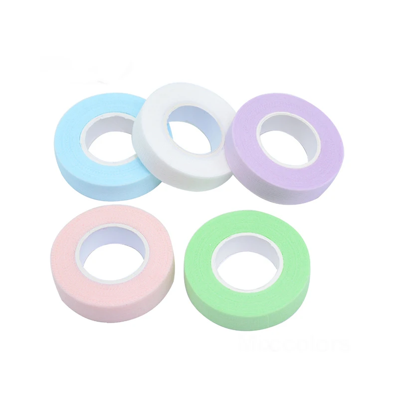 

5pcs/lot Lash Extensions eye pad with holes breathable comfortable Micropore Adhesive Tape Non-woven Eyelash Extension Tool Tape