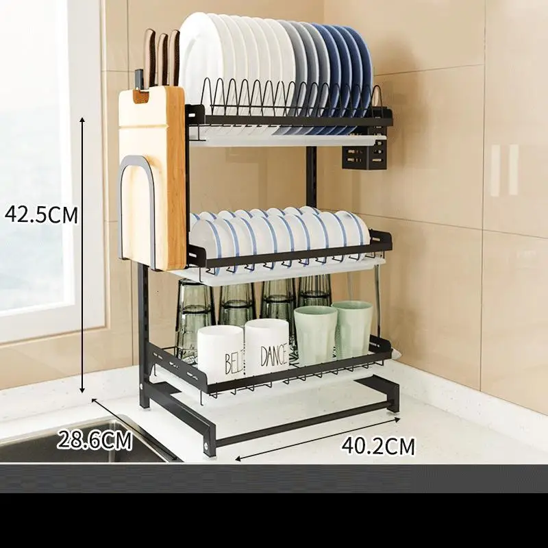 Etagere Keuken органайзер для раковины партиями по Escurridor De Platos Нержавеющая сталь Cozinha