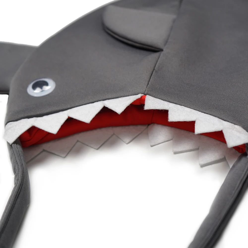 

Eraspooky Funny Shark Bag Cosplay Prop Children School Baby Costume Novelty Toy Animal Shape Candy Bag Gift Sacks