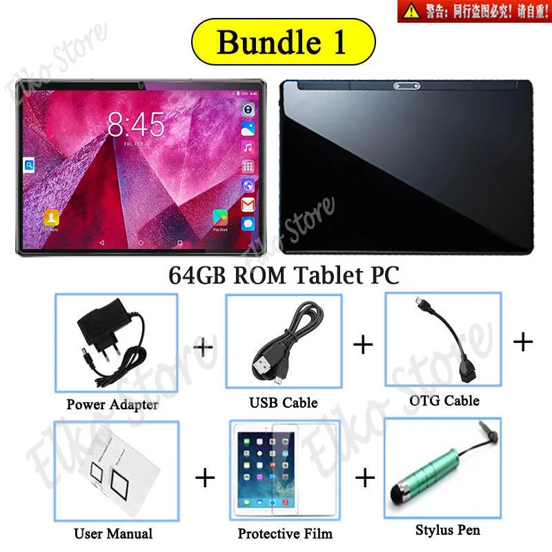 3G WCDMA Version Новинка, 2.5D, двойное закаленное стекло, 4G LTE, 10 дюймов, планшетный ПК, 8 ядер, 6 ГБ ram, 64/128 ГБ rom, Android 9,0, gps, Wifi, Bluetooth, планшет, 10 10,1 - Комплект: 3G WCDMA Version