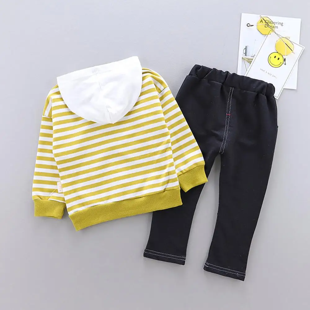 Коллекция 2019 года осенне-зимняя модная одежда для маленьких мальчиков полосатый