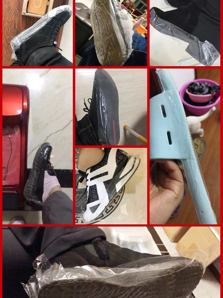 

Household Hotel Office Time & Labor Saving Automatic Shoe Cover Machine Membrane Dispenser Waterproof Shoes Cover 600/1200 Pairs