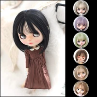 blythes dolls wigs are suitable for 16size stylish versatile new bob hair high temperature silk wigs women short hair black etc