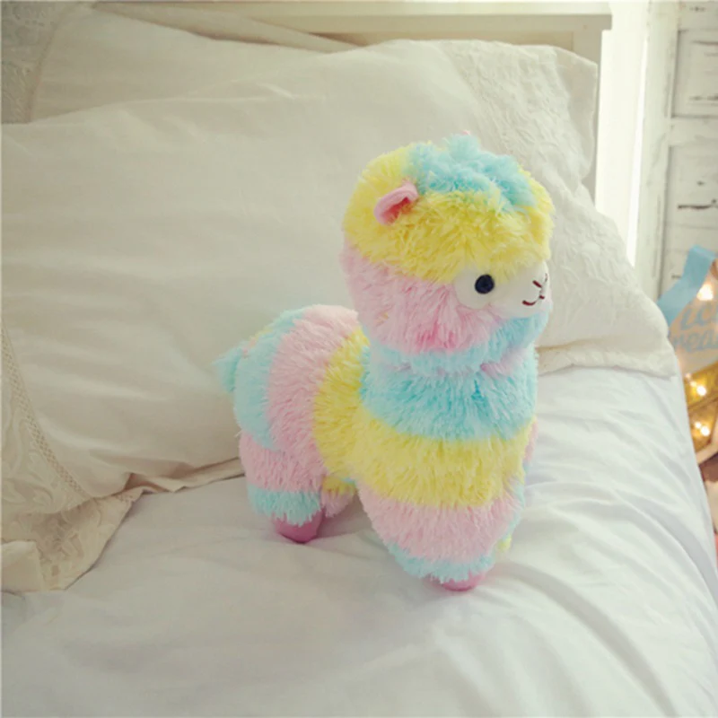 35 см/50 см Радуга Альпака плюшевые игрушки Kawaii Мягкие Игрушки японские куклы для