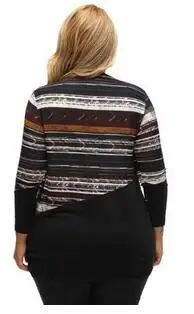 2019 Осенняя женская блузка с круглым вырезом и длинным рукавом элегантная туника