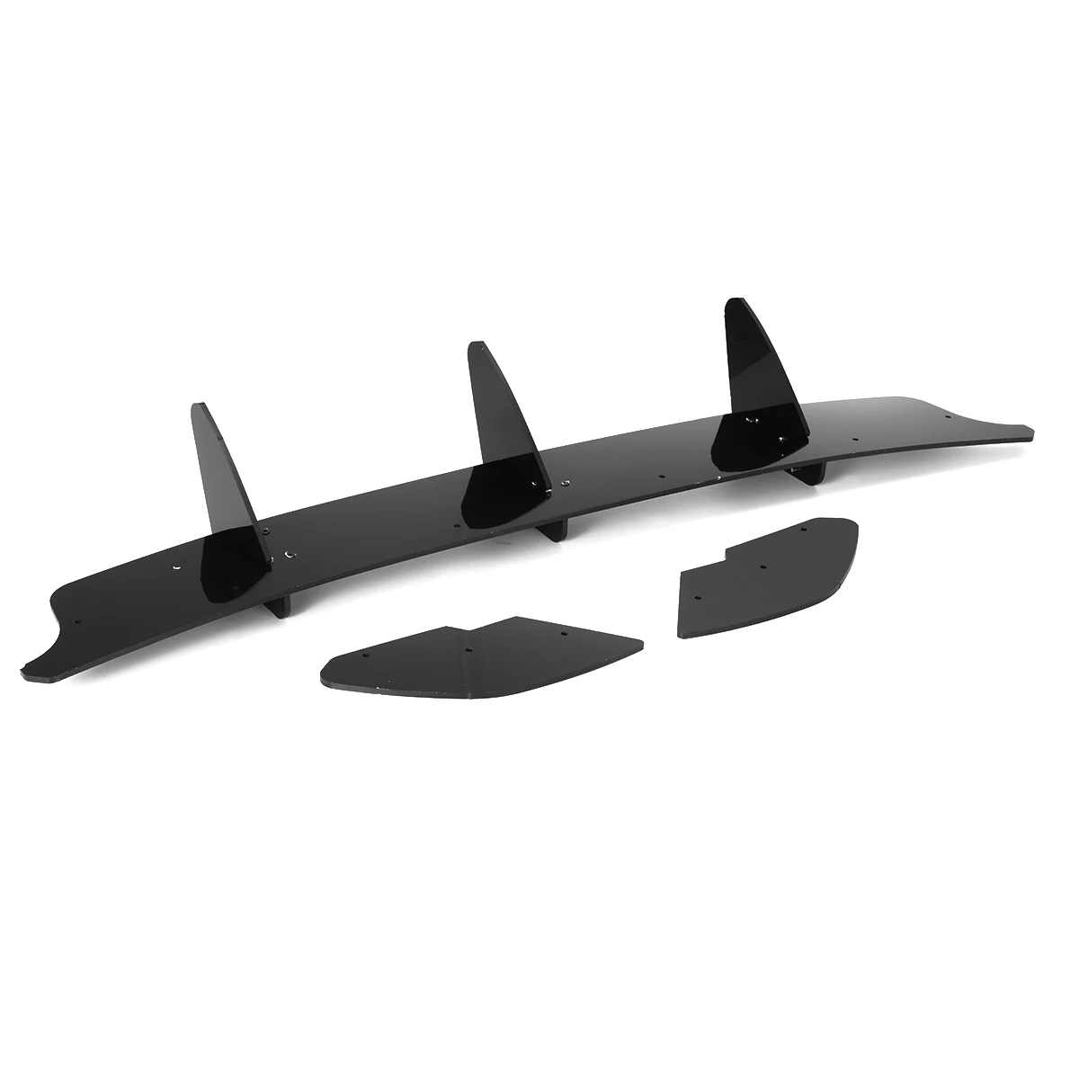 Автомобильный черный Задний бампер из АБС-пластика средство защиты багажника 3