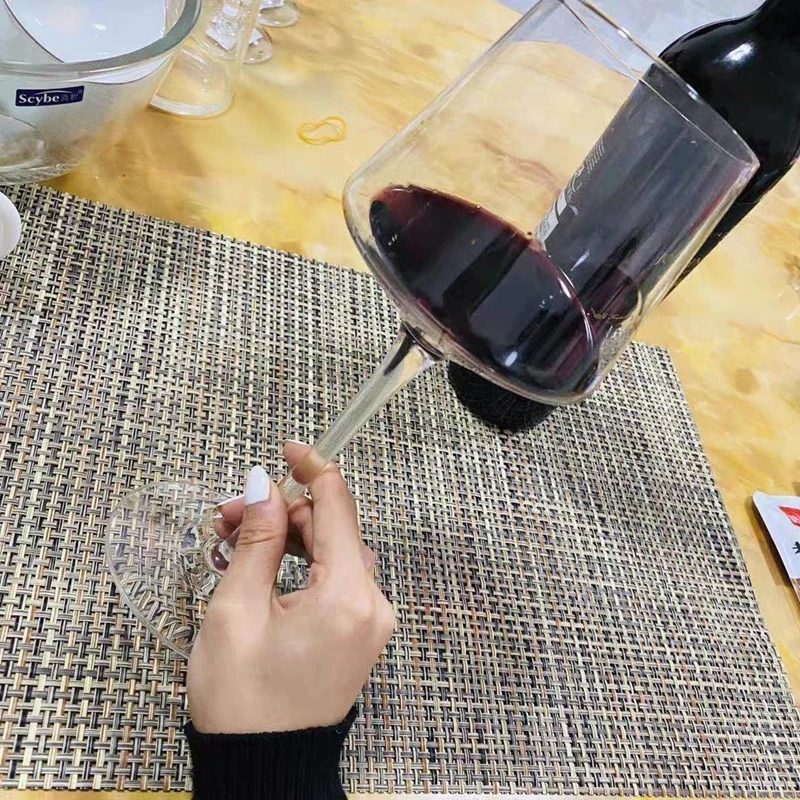 

2PCS/LOT Round Belly European Wine Glass, Large Goblet, Family Burgundy Glass, High Grade Glass