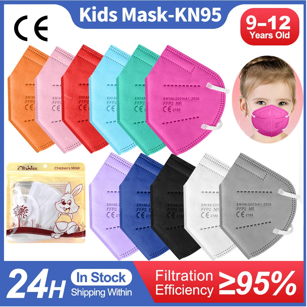 Маска ffp2mask детская многоразовая 5 слоев 9-12 лет | Безопасность и защита