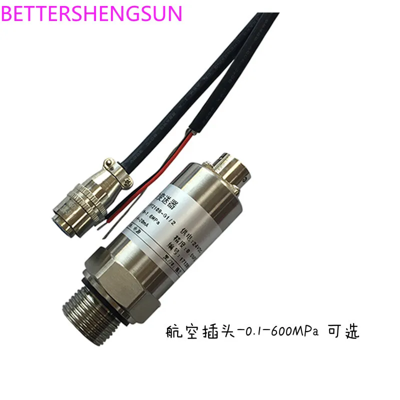 

Pt210b Aviation Plug Pressure Transmitter Sensor 0-40mpa-m16*1.5-4-20ma-24vdc