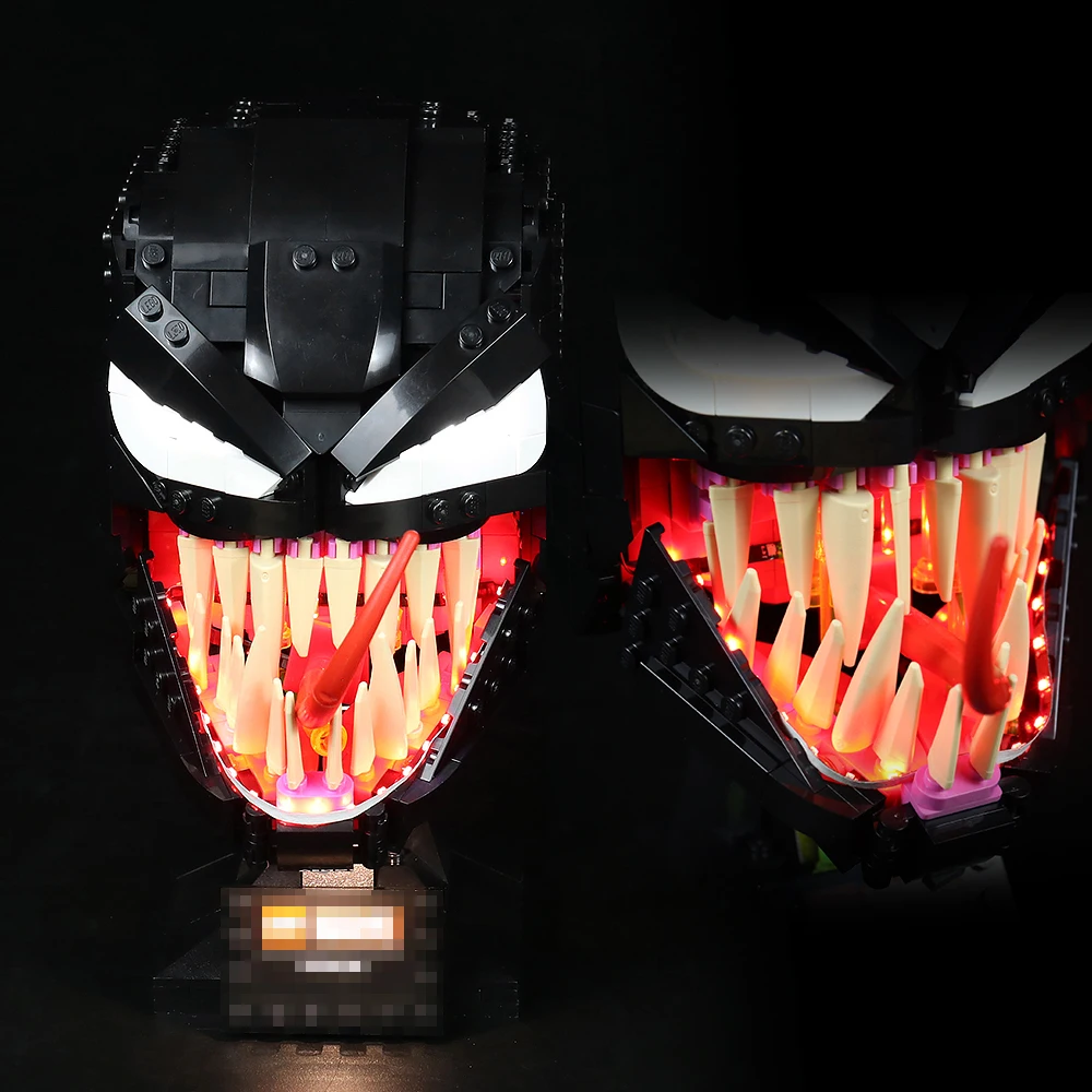 Комплект светодиодсветильник онарей BrickBling для шлема 76187 коллекционного здания