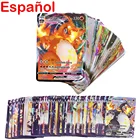 Новые карты покемонов в испанской теге команда GX VMAX V тренер энергетические блестящие карты игра Кастеллано Эспаньол детская игрушка