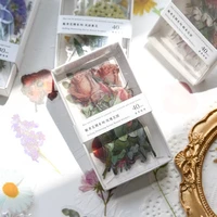 planner time 4 designs sells flowering series boxed stickers box stickers creative mini pocket decoration diy material stickers