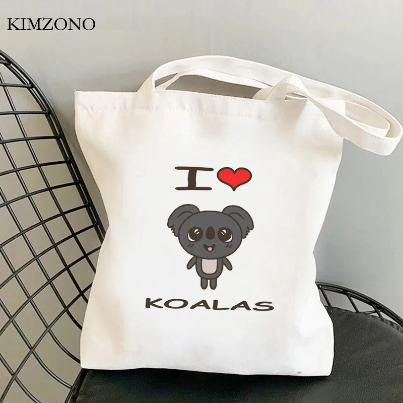 

Koala shopping bag recycle bag cotton shopper shopper tote bolsas de tela bag jute bolsa compra bolsas ecologicas grab