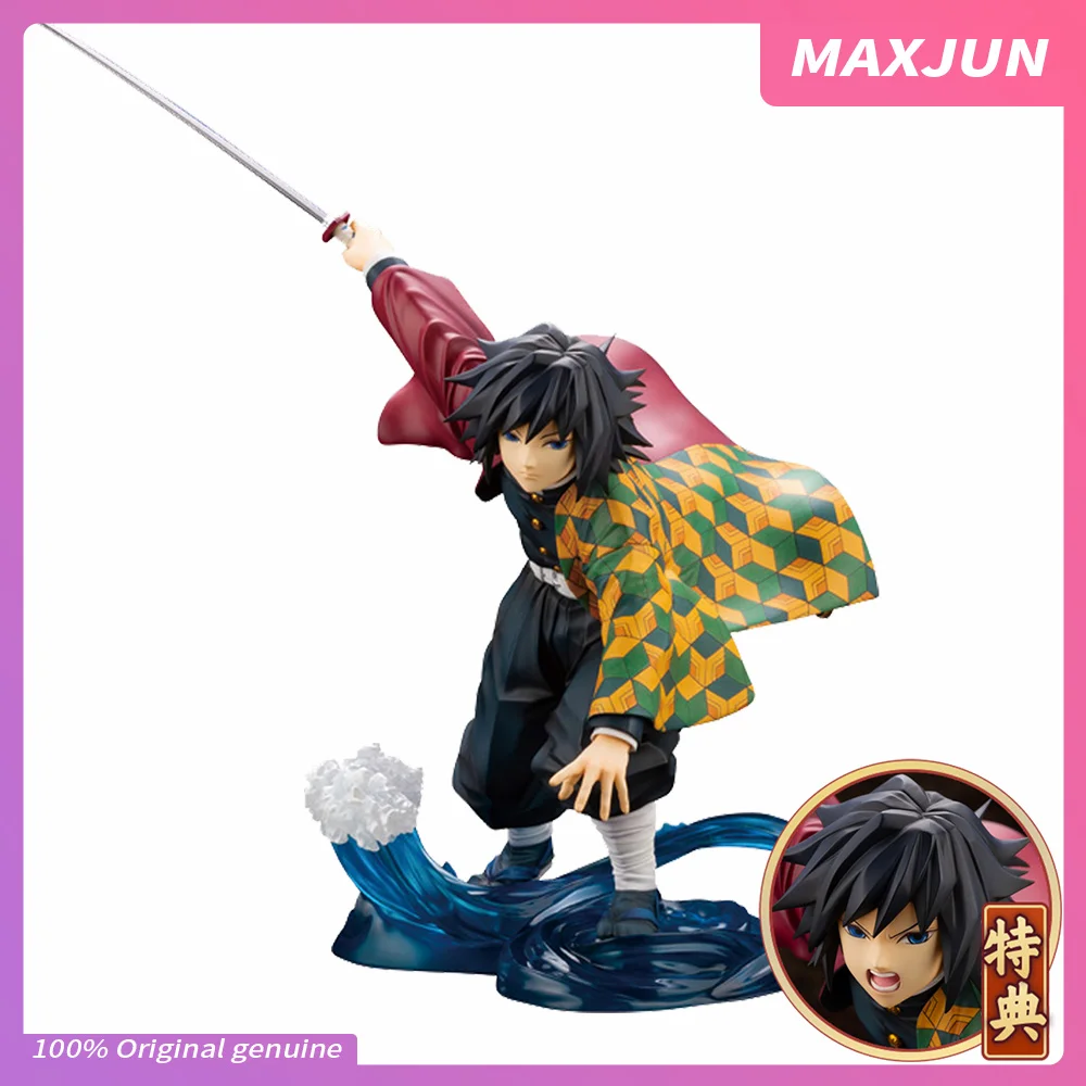 

MAXJUN Original genuine Anime Demon Slayer Figure Tomioka Giyuu 20.5cm PVC Model Doll Toys Kimetsu No Yaiba Combat mode Figure