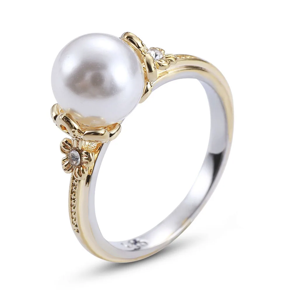 Большие искусственные жемчужины золотого цвета металлические медные полые