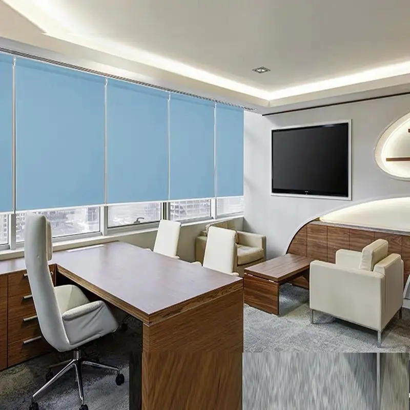 Оконные двери шторы для гостиной полностью затемненные рулонные окон раздвижные