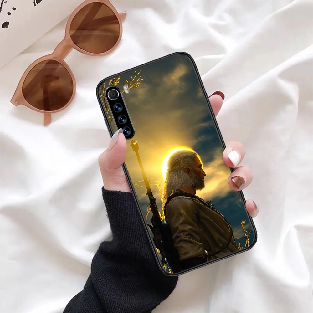 

Witchers game Phone Case For Xiaomi Redmi Note 7 8 8T 9 9S 4X 7 7A 9A K30 Pro Ultra black Hoesjes Tpu Bumper Fashion Shell Soft