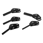 5 шт. сверхмощная морская Троллинг Рыболовная двойная роликовая Удочка наконечник направляющее кольцо из нержавеющей стали 4 мм-8 мм рыболовные принадлежности PESCA