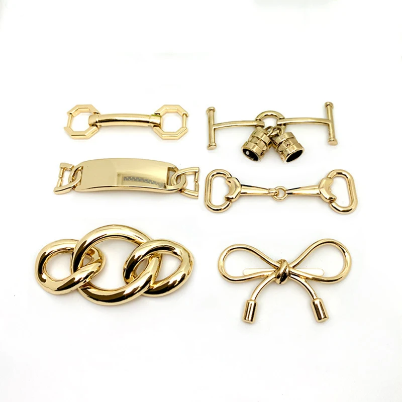A pair of Alloy Fashion Shoes Buckles Attractive Styles Metal Buckles for DIY Shoes Bag Garment Hardware Decoration Accessories