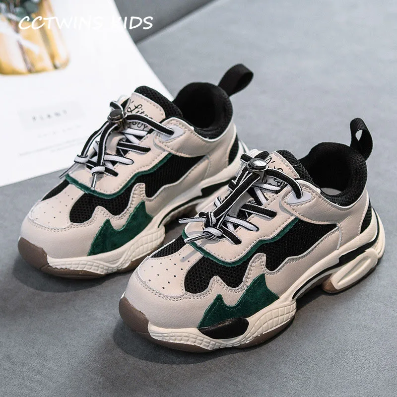 

CCTWINS Kids Shoes 2020 Autumn Children Fashoin Casual Trainers Baby Girls Genuine Leather Shoes Boys Sport Sneakers FS3798