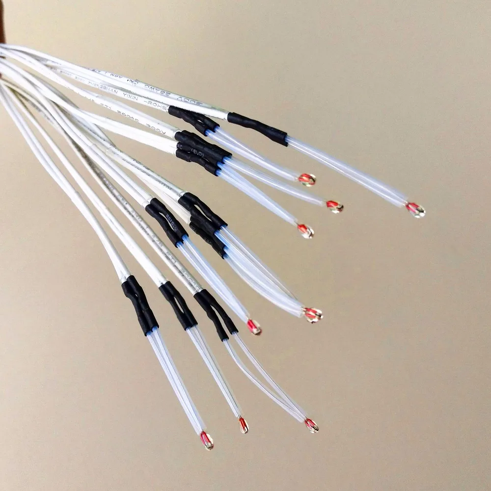 3 шт./лот 100k стеклянная бусина NTC термистор сопротивление Температурный датчик