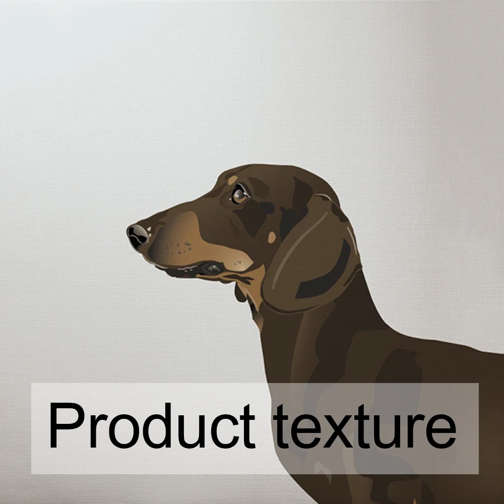 Забавная картина Постер с изображением животных шоколада таксы собаки