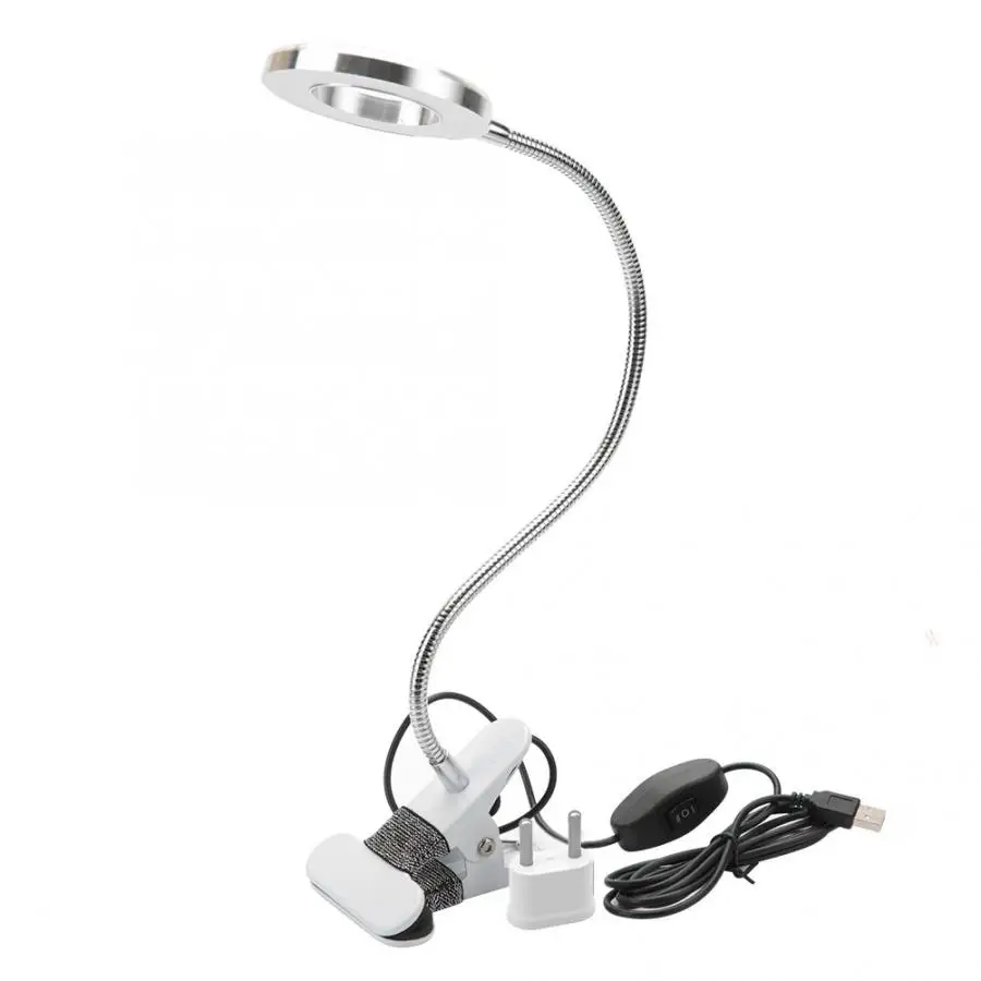 USB портативный туалетный столик лампа татуировки художника настольная лампа Светодиодная лампа с Cilp(EU Plug) тату-лампа