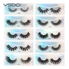 YSDO 1 пара пушистые 3D норковые ресницы естественные длинные норковые ресницы макияж объем накладные ресницы без грубости Мягкие Накладные ресницы