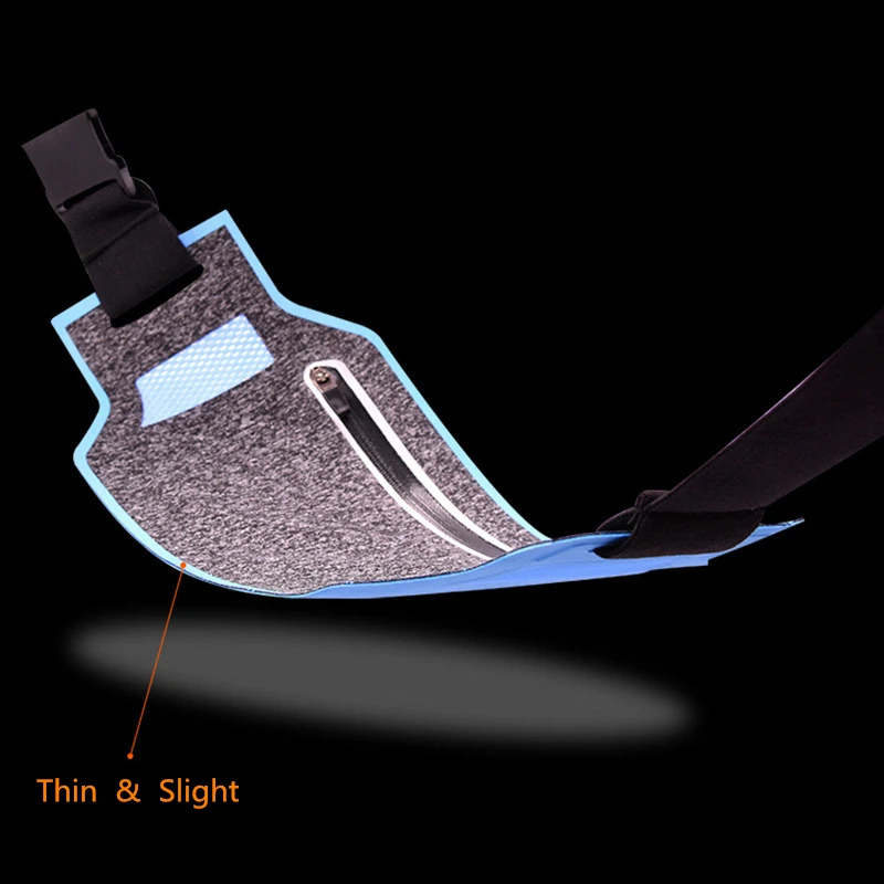 Женская спортивная сумка для фитнеса ультратонкая поясная спортзала и занятий