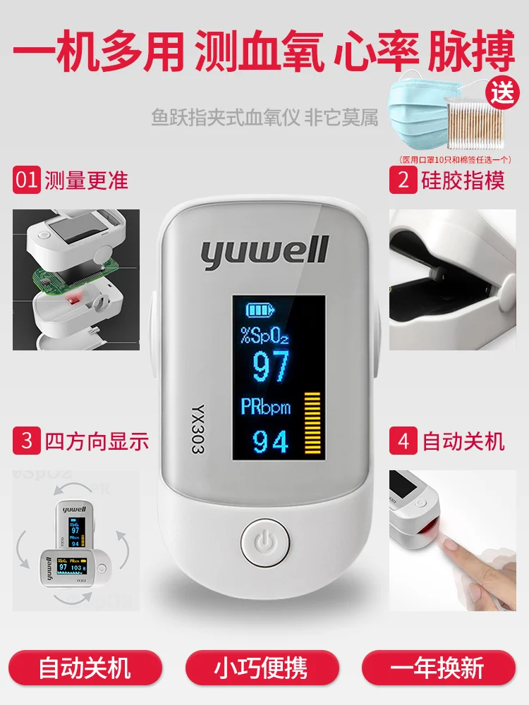 Палец Пульсоксиметр на палец клип тип медицинского насыщения кислородом