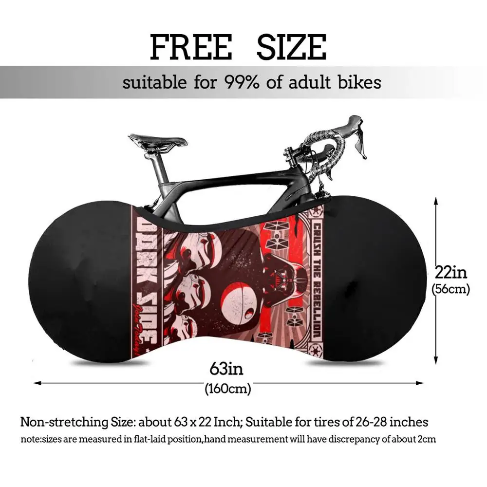Join the Dark Side Darth Vader TIE Fighter outdoor Bike MTB waterproof Bicycle dust cover Custom biking motocross father gift |