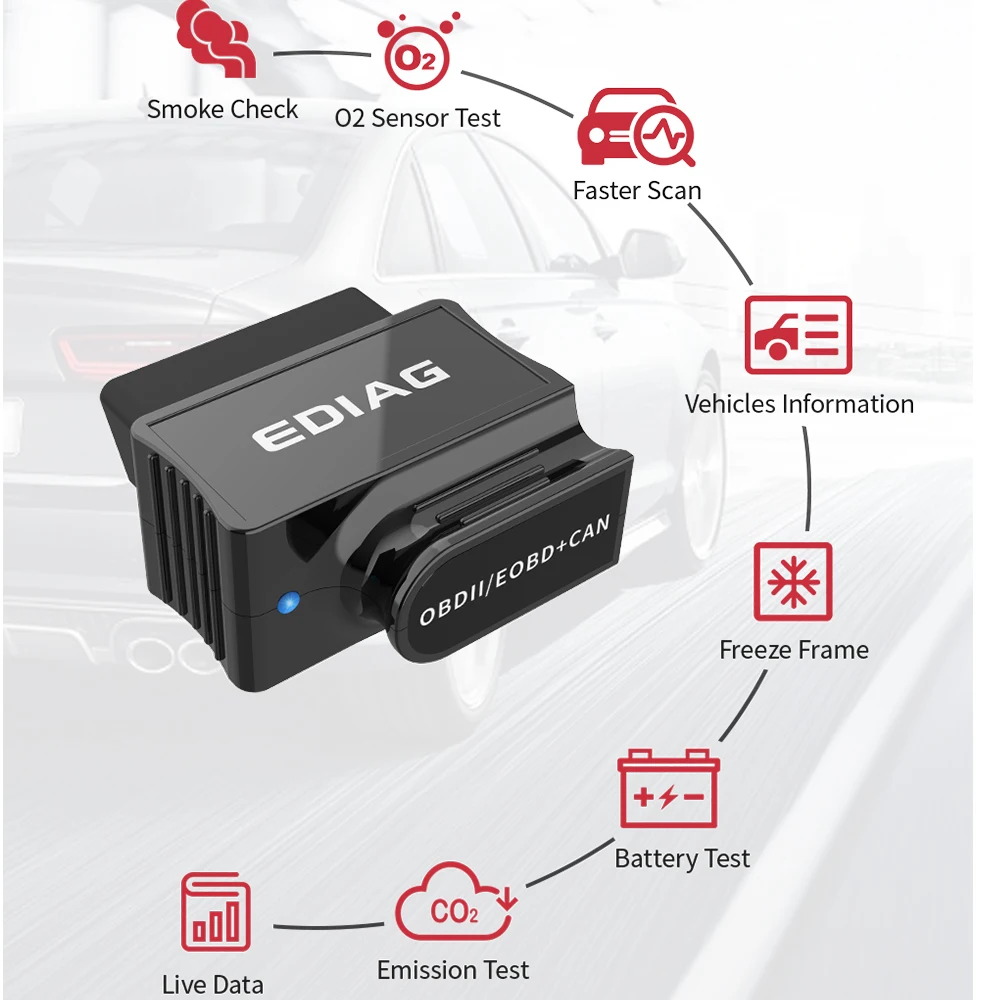 ELM327 Bluetooth 3 0 V1.5 чип PIC18F25K80 4 МГц obd2 сканер Enjine obdii/eobd Русский Автомобильный