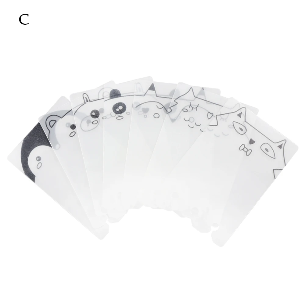 C-7pcs 4 вида 7/10 шт. A5/A6 Портативный записная книжка С ПЕРЕПЛЕТОМ с лист-лента подпакет пластина клейкой ленты плата запоминающего устройства для бизнес планирования школьные принадлежности канцелярские товары - Цвет: C-7pcs