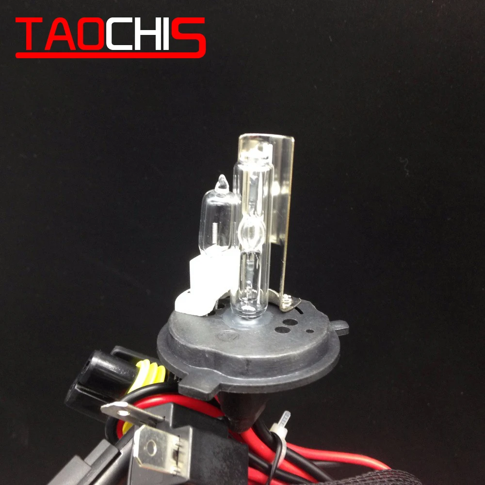 

TAOCHIS 12V 55W H4-2 H/L H4 HID Headlight Conversion Replacement Xenon Bulbs Lamp Light 4300k 5000k 6000k 8000k Car lights