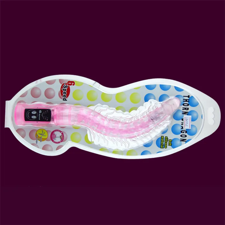 Силиконовый вибратор с шипами реалистичный фаллоимитатор вагинальный