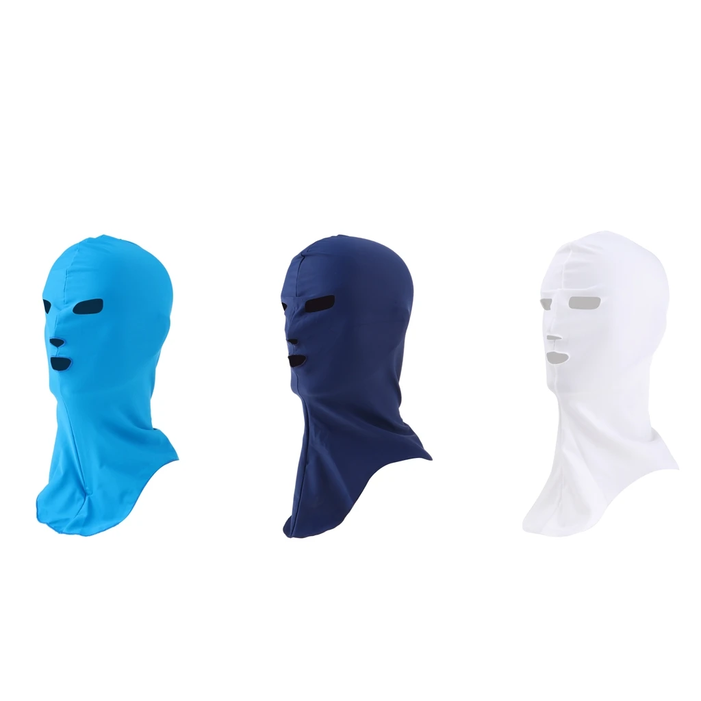 Swimming Pool Mask Head Hood Cap Facekini Face Bikini Sunblock Protect Mask
