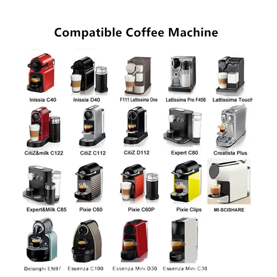 ICafilas многоразовые капсулы для кофе Nespresso фильтры чашка из нержавеющей стали