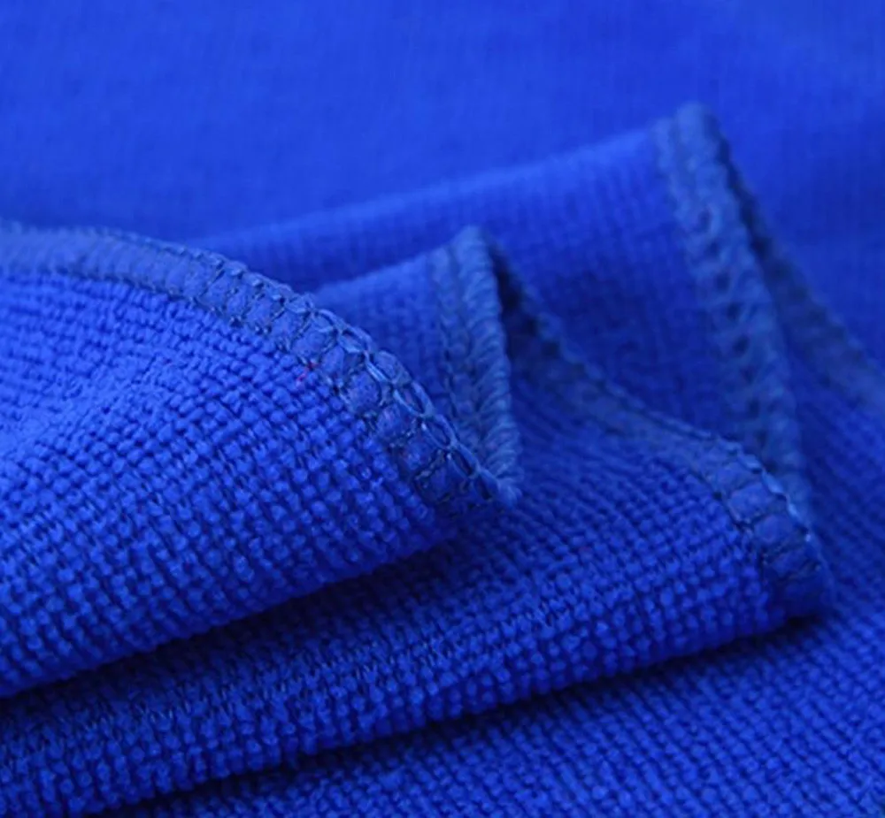 1 шт./компл. Чистящая микрофибра авто мягкая ткань моющая полотенце тряпка синяя