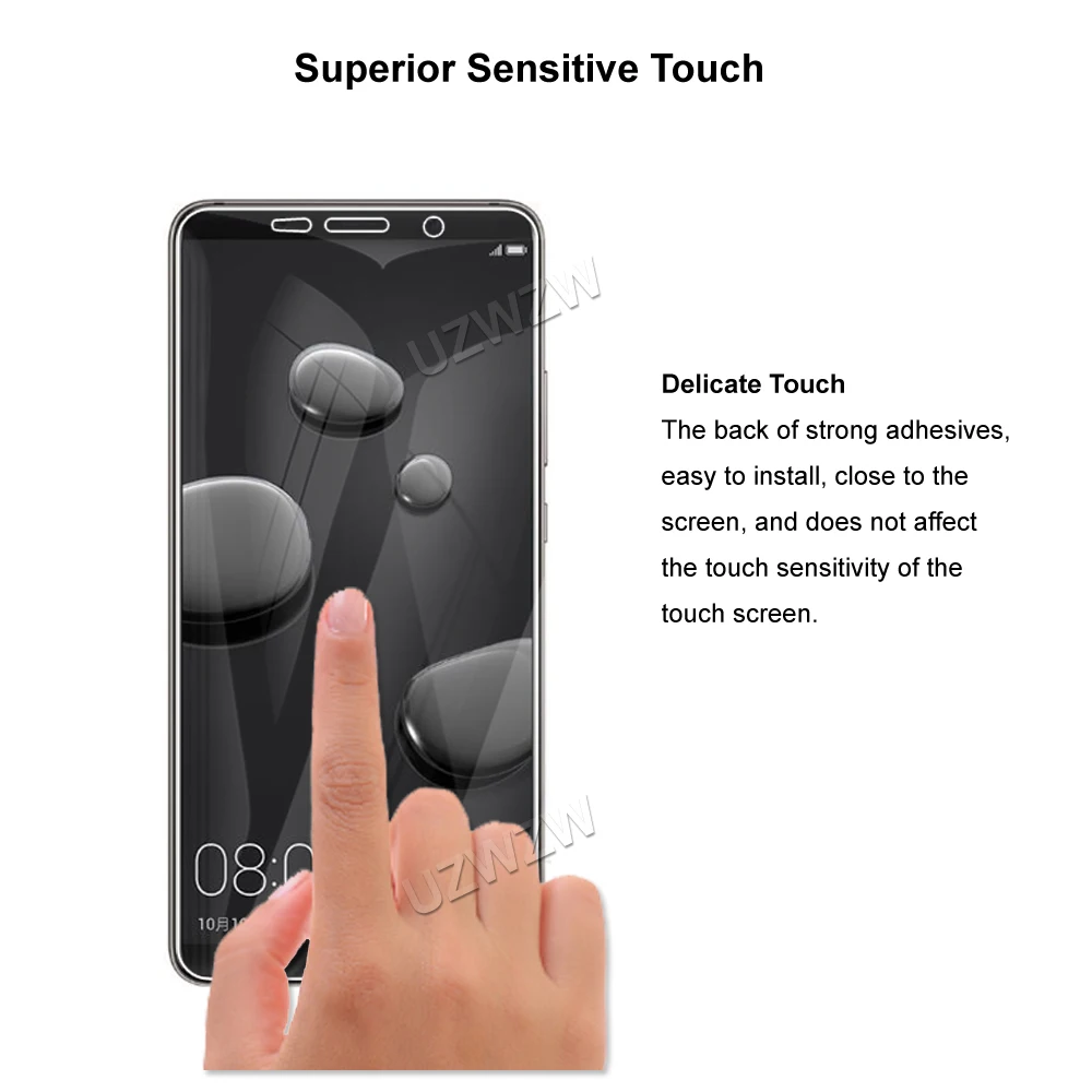 Закаленное стекло для Huawei Mate 10 / Pro прозрачная защитная пленка HD 0 3 мм Твердость 9H
