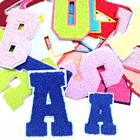 Большое полотенце, нашивки с английскими буквами для одежды, имя сделай сам, одежда, розовая наклейка, термоклейкие сумкиджинсовая полоса, аппликация