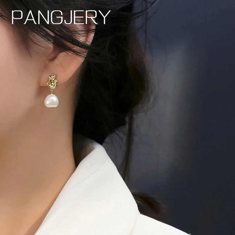 

Женские серьги из серебра 925 пробы, с жемчугом