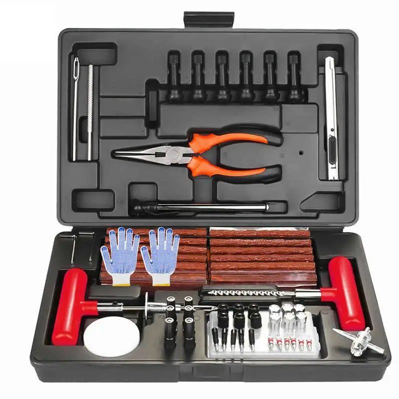 

Car An Motorcycle Bicycle Heavy Truck Tubeless Tire Blowout Emergency Professional Repair Kit Plug Set tire Repair Tool